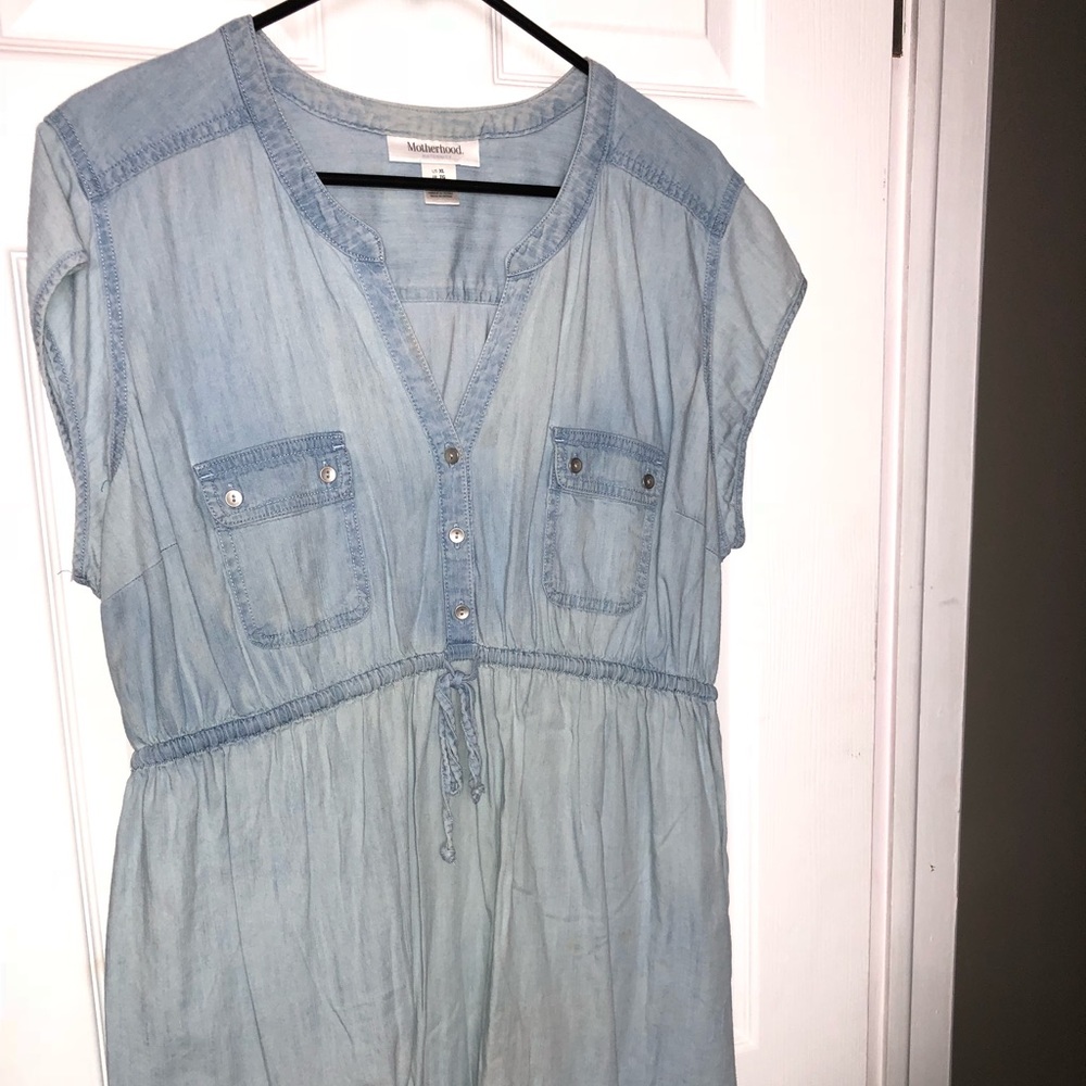 Denim maternity top, GUC